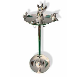 Umbra Zoola Dog ring holder and Umbra bird necklace stand jewelry holder chrome